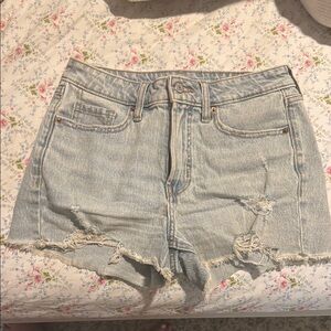Old Navy Blue Jean Shorts Distressed Cut-Off